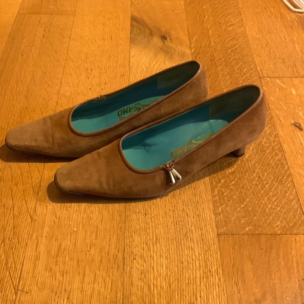 Ferragamo suede shoes
